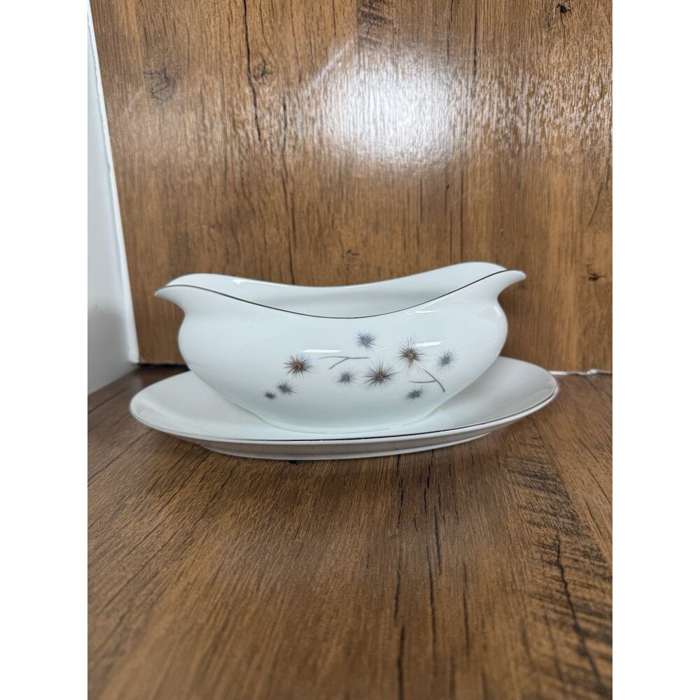 Gravy boat Creative fine china 1014 Japan platinum starburst